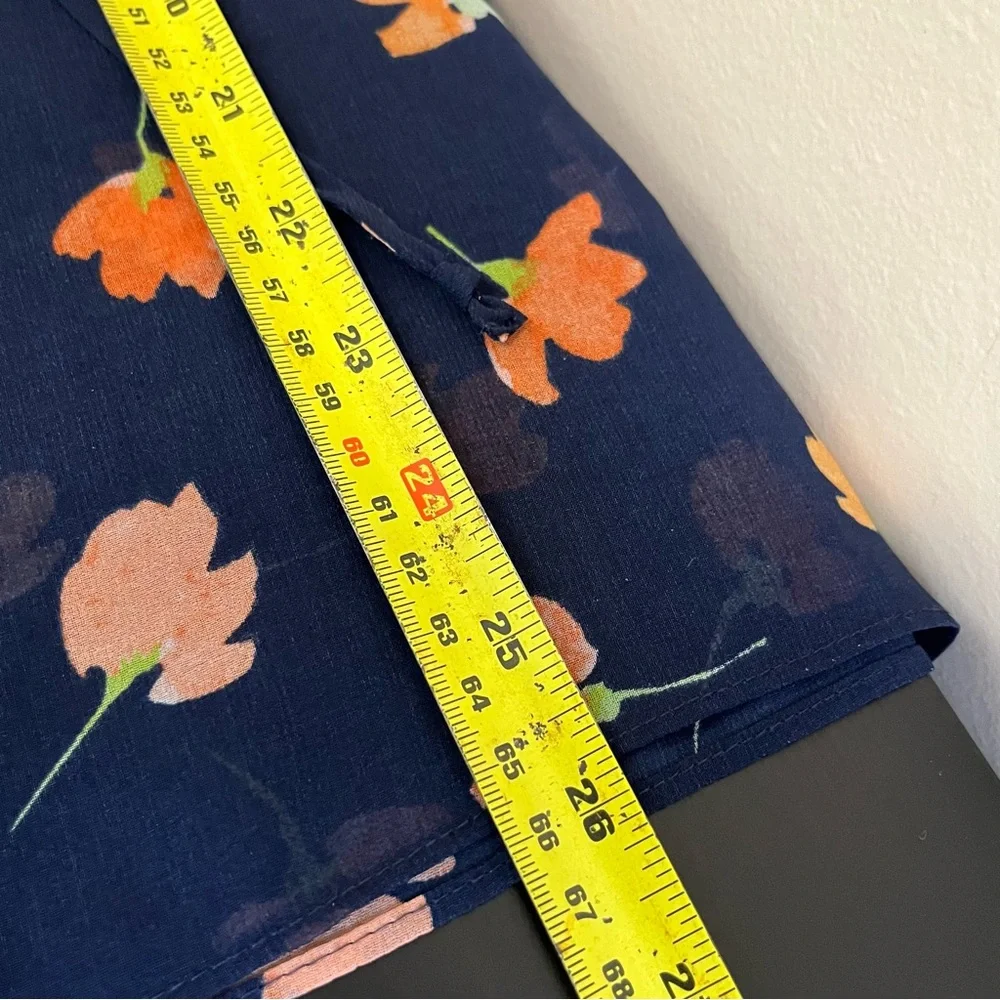 Cabi Floral Sunset Kiss Sheer Blouse - Size L - Picture 13 of 13